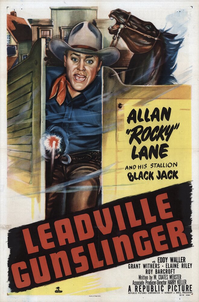 Leadville Gunslinger (1952) постер