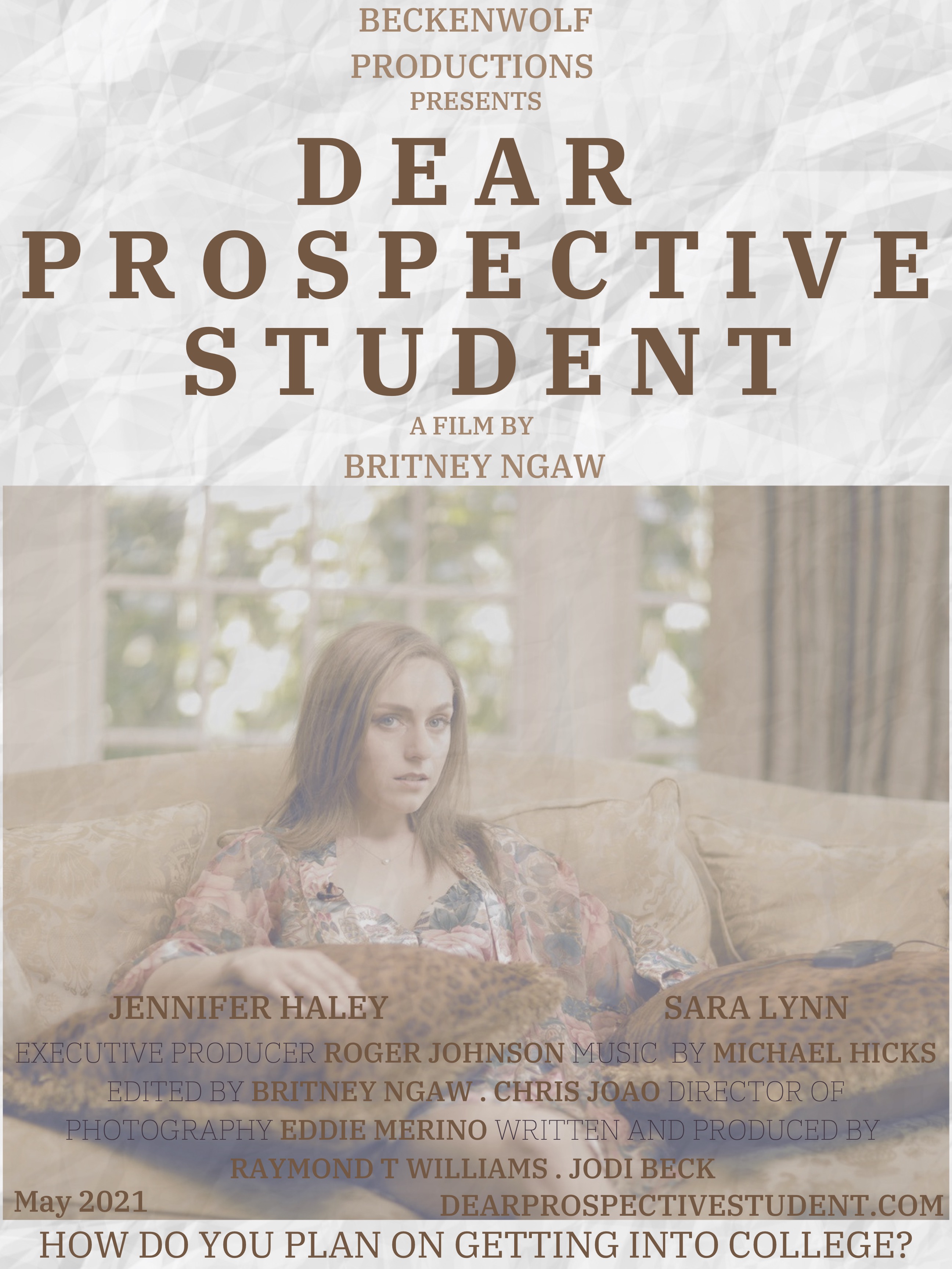 Dear Prospective Student (2021) постер