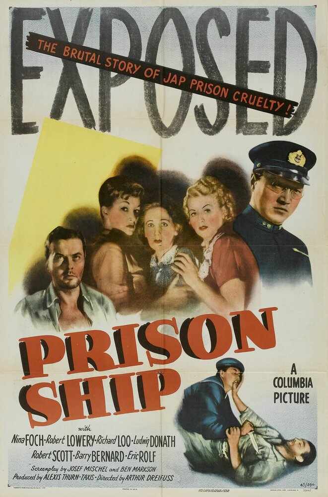 Корабль-тюрьма (1945) постер
