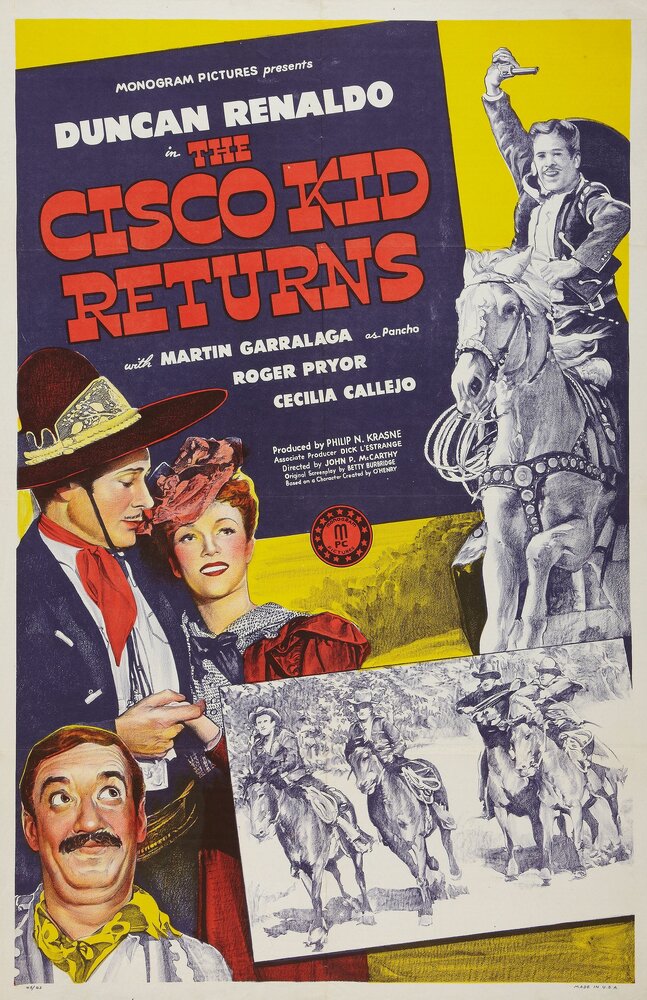 The Cisco Kid Returns (1945) постер