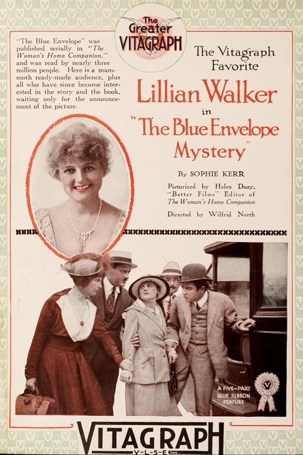 The Blue Envelope Mystery (1916) постер