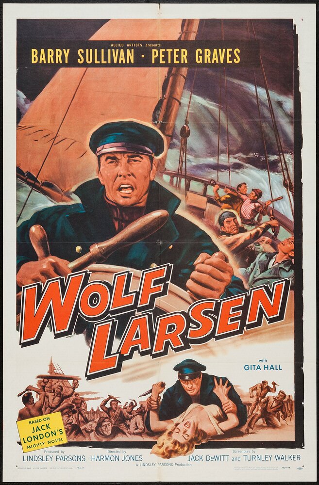 Вольф Ларсен (1958) постер