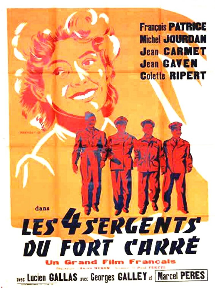 Les quatre sergents du Fort Carré (1952) постер
