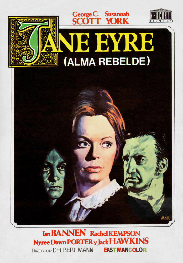 Джейн Эйр (1970) постер