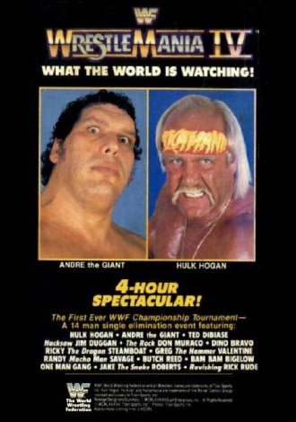 WWF РестлМания 4 (1988) постер