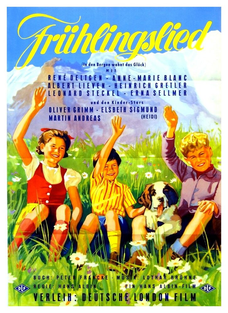 Frühlingslied (1954) постер