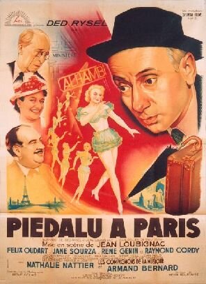 Piédalu à Paris (1951) постер