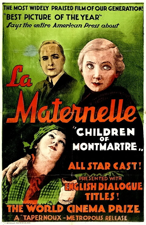 Дети Монмартра (1933) постер
