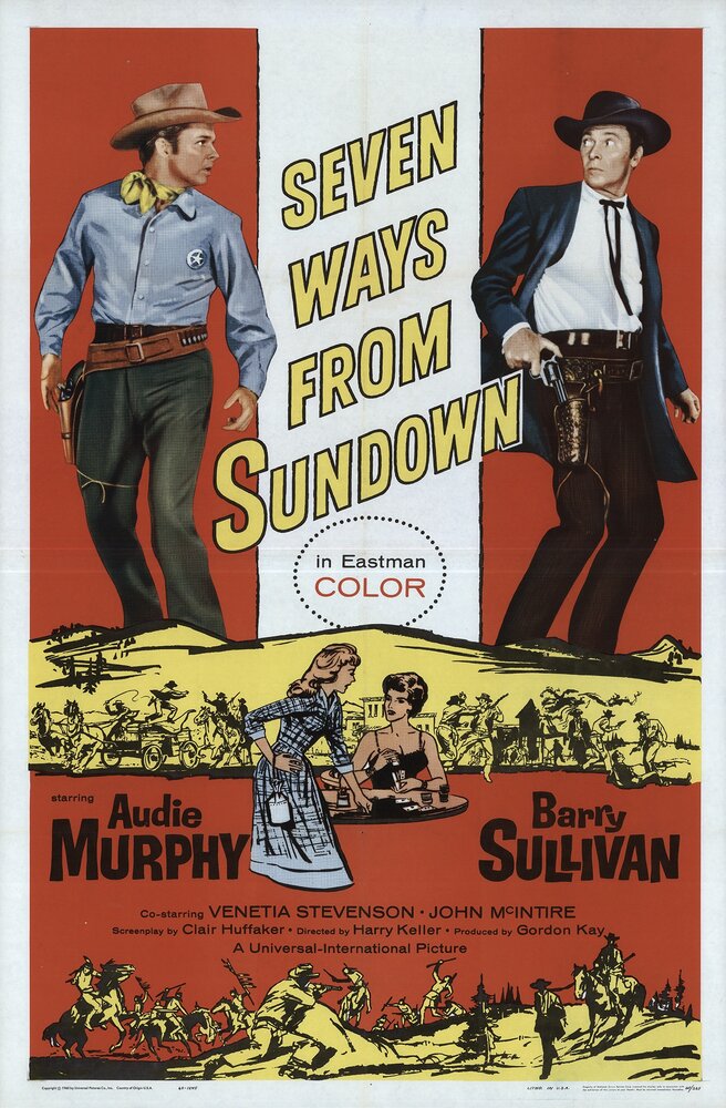 Seven Ways from Sundown (1960) постер