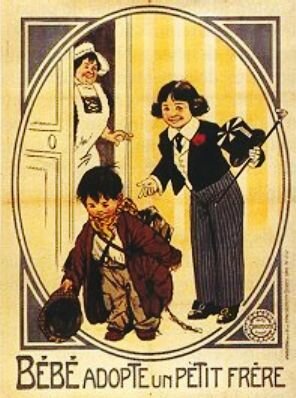 Bébé adopte un petit frère (1912) постер