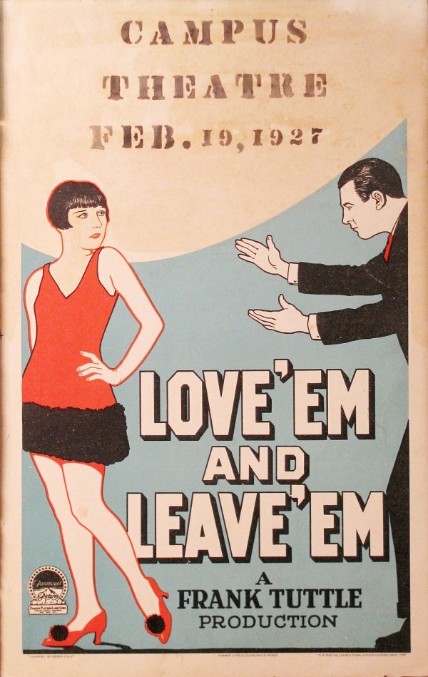 Люби их и оставь их (1926) постер