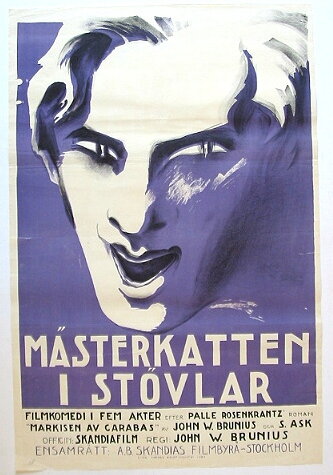 Mästerkatten i stövlar (1918) постер